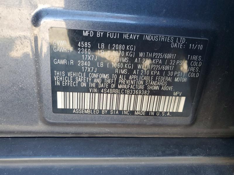 2011 Subaru Outback 2.5i Limited