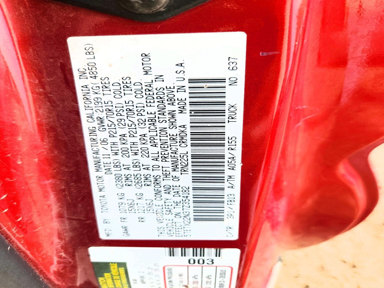2007 Toyota Tacoma Base