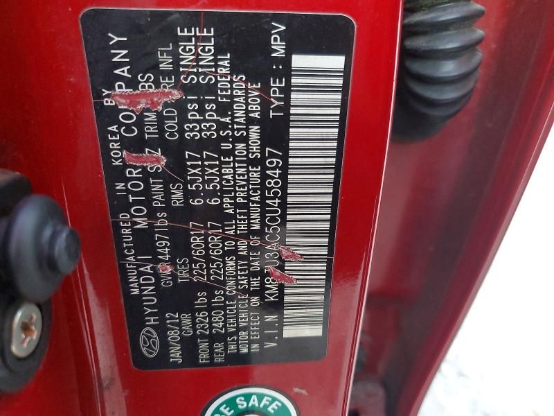 2012 Hyundai Tucson gls