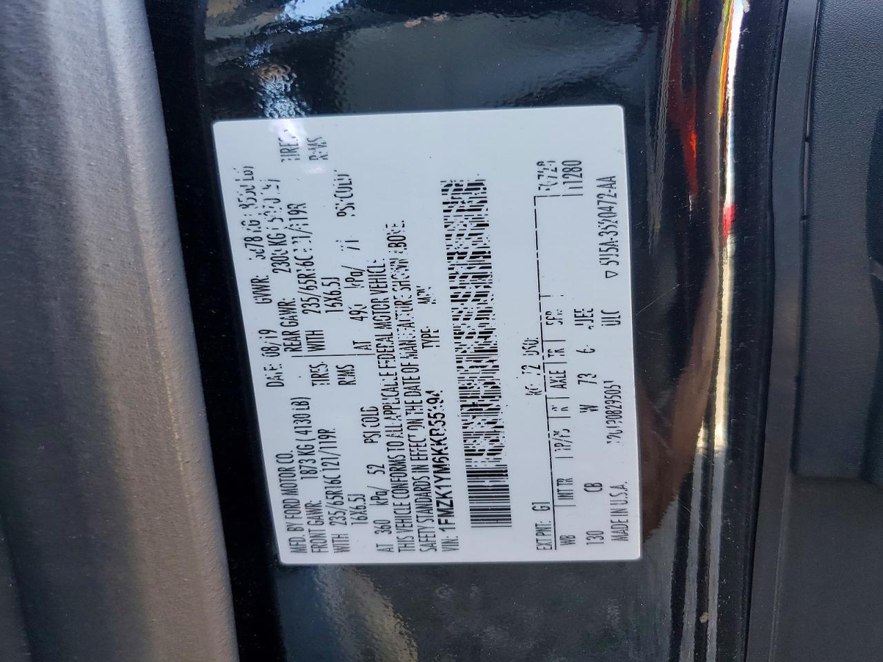 2019 Ford Transit T-150