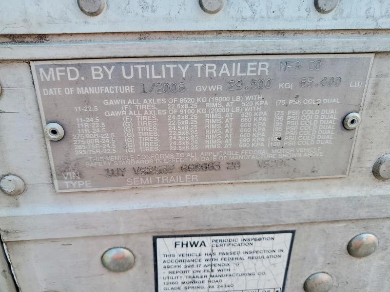 2006 Utility Vs2dc dry van Trailer