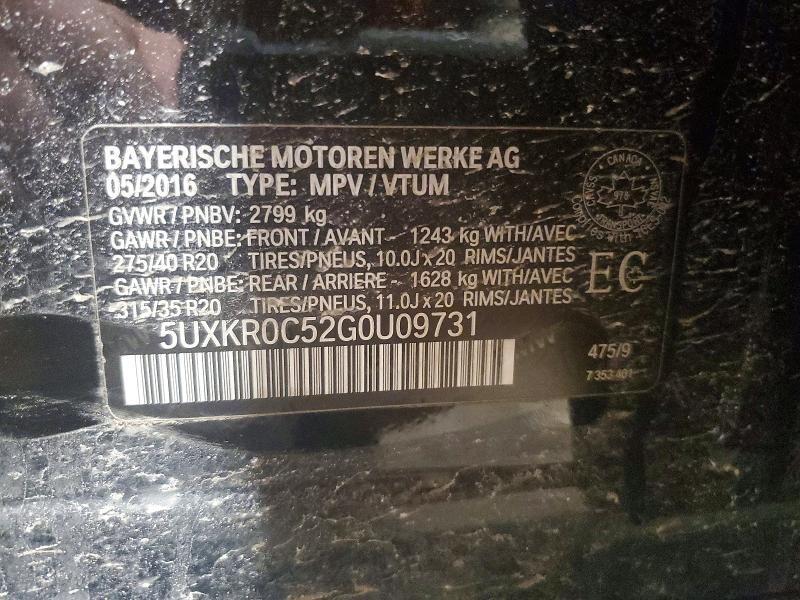 2016 BMW X5 Xdrive35i