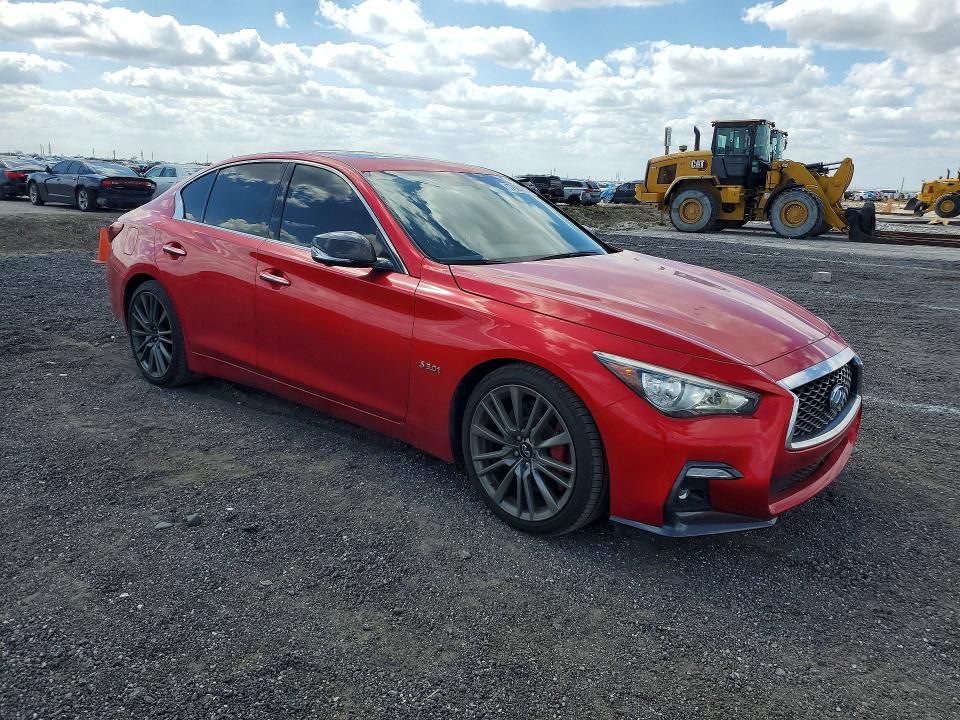 2020 Infiniti Q50 red Sport 400
