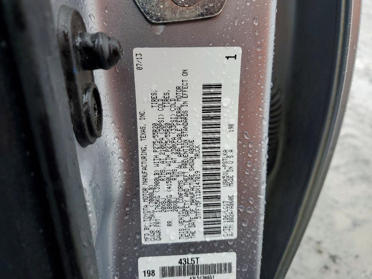 2013 Toyota Tundra Platinum