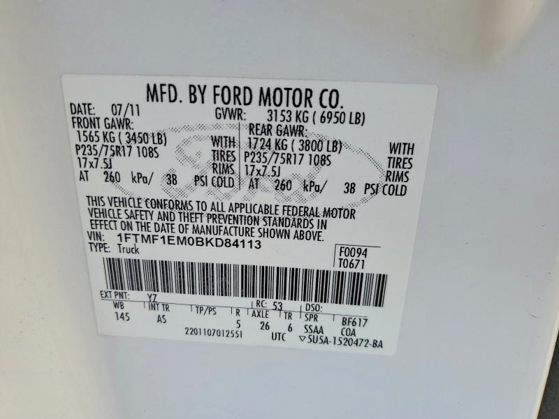 2011 Ford F150