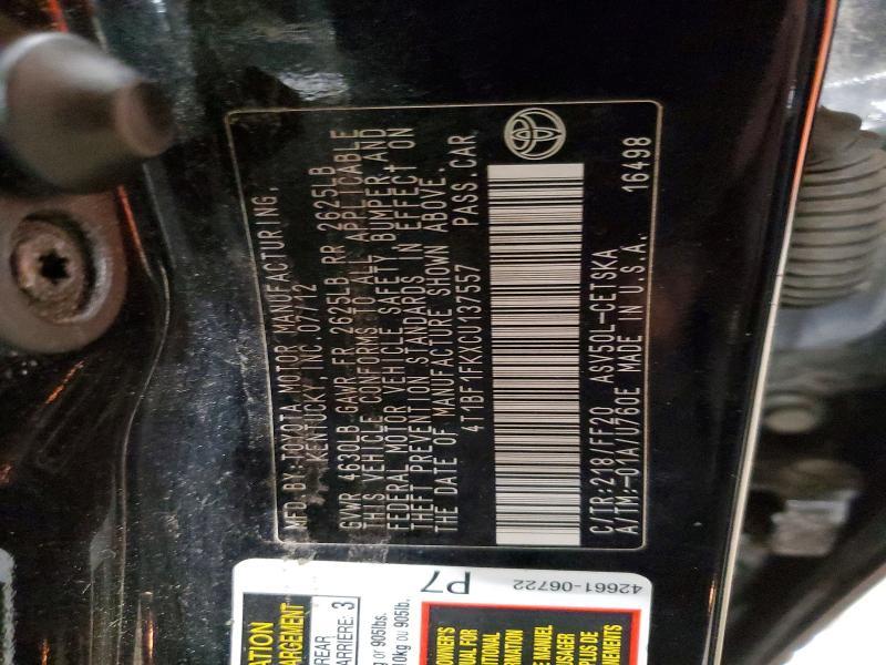 2012 Toyota Camry Base