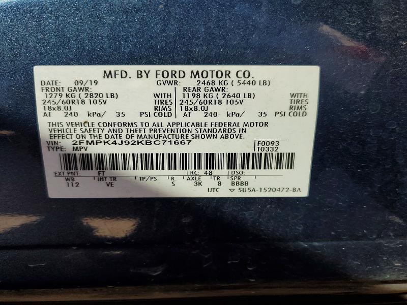 2019 Ford Edge sel