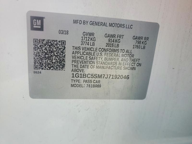 2018 Chevrolet Cruze ls