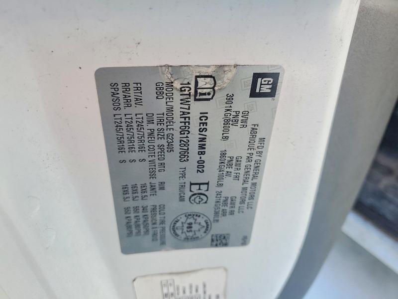 2016 GMC Savana 2500 Cargo Utility / Service van