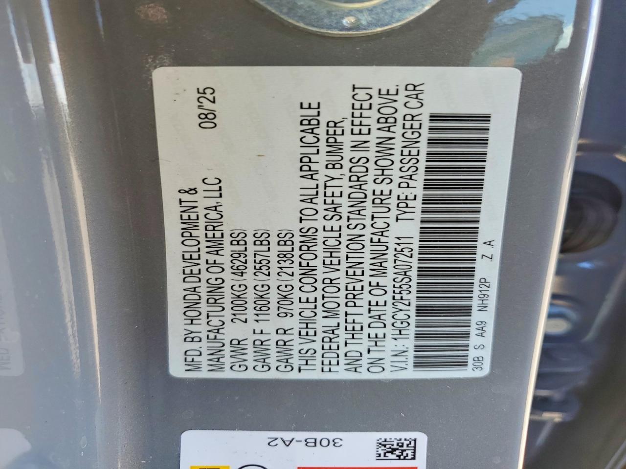 2025 Honda Accord Hybrid Sport
