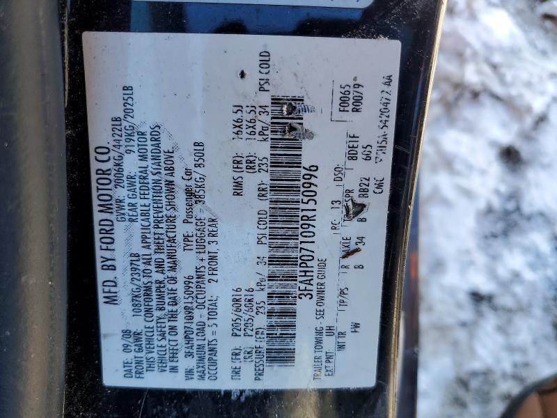 2009 Ford Fusion se