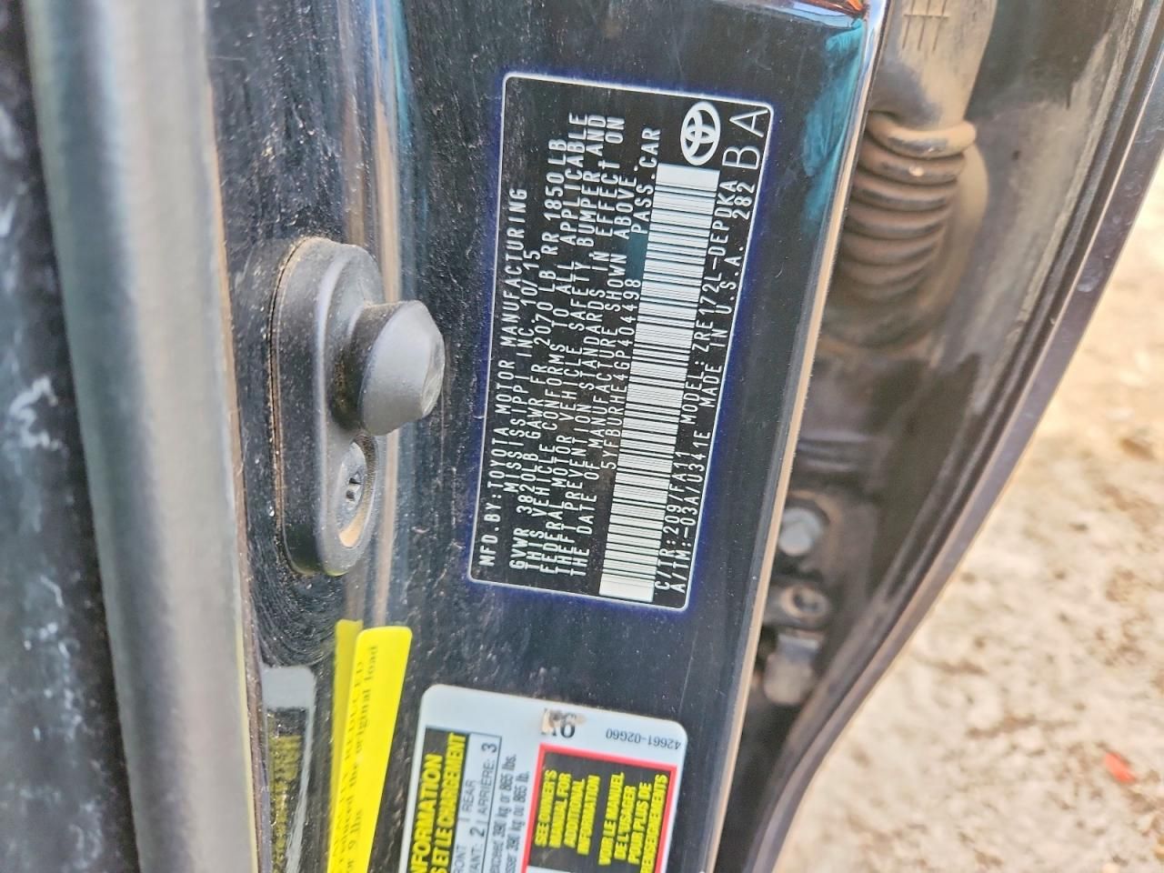 2016 Toyota Corolla l