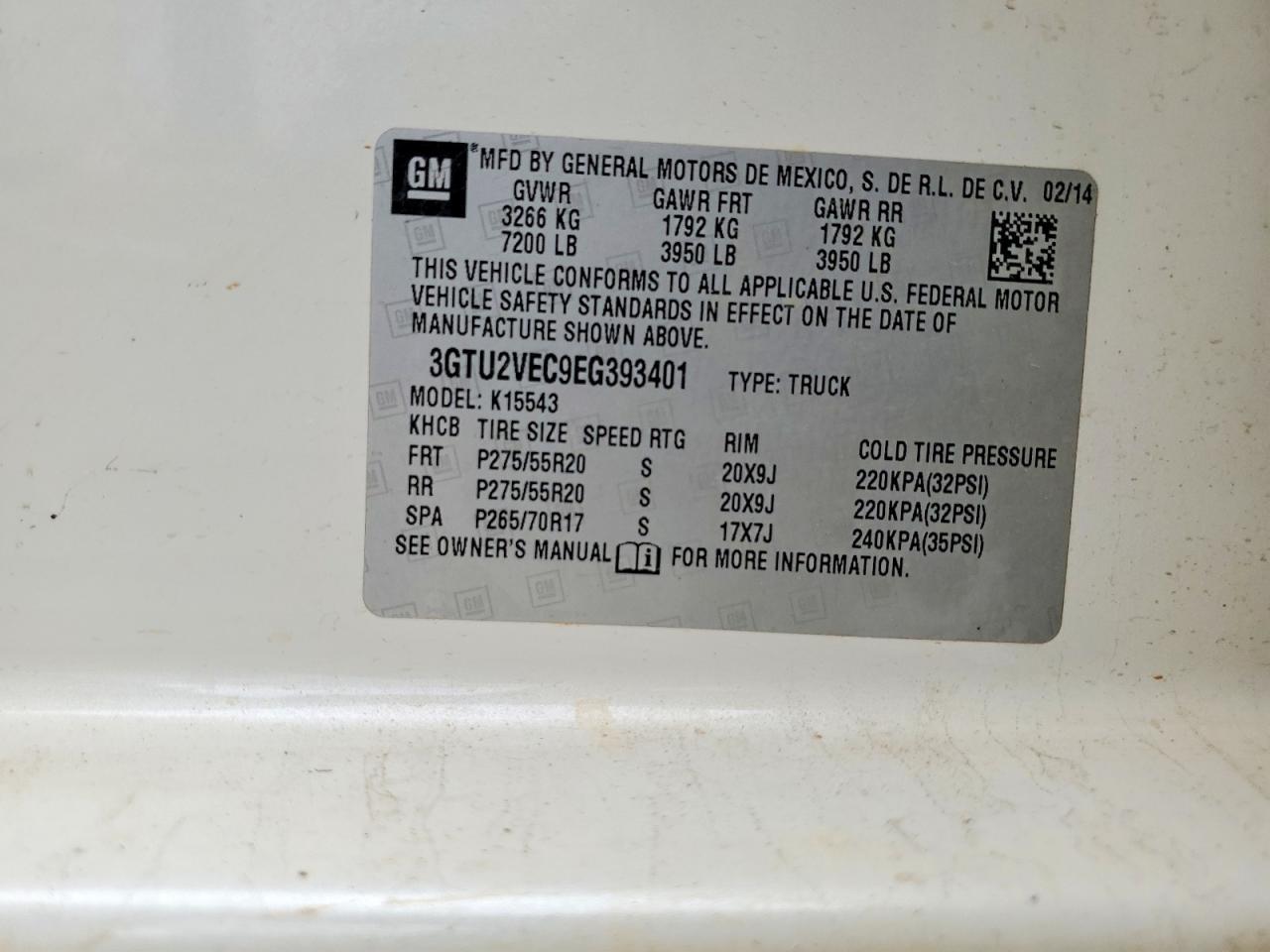 2014 GMC Sierra K1500 SLT