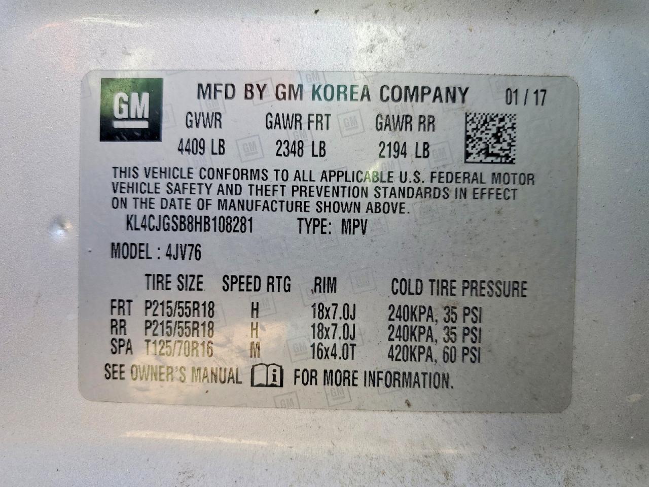 2017 Buick Encore Essence