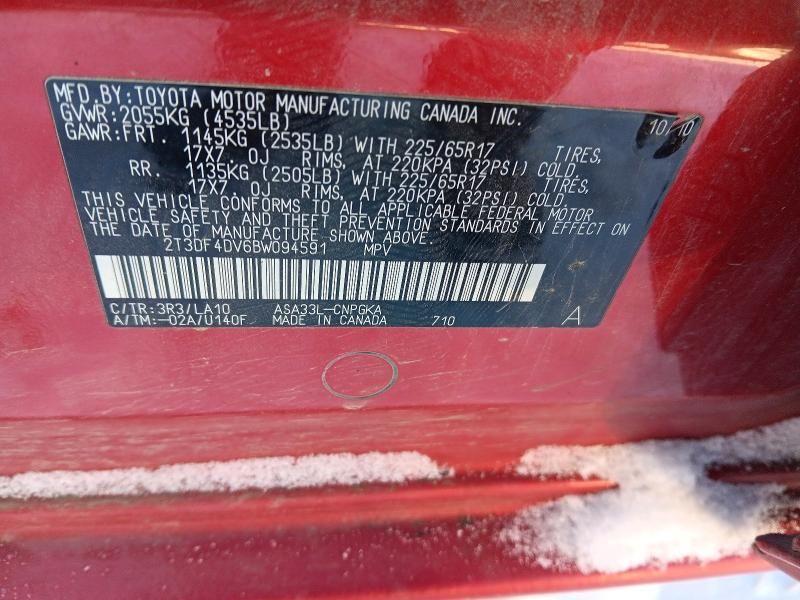 2011 Toyota Rav4 Limited