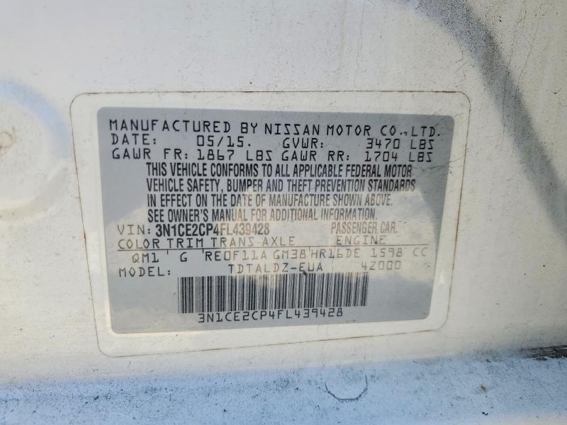 2015 Nissan Versa Note s