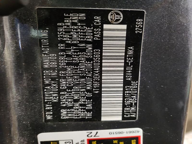 2010 Toyota Camry se