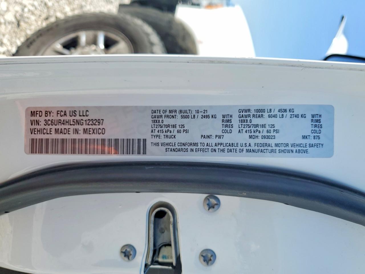 2022 Dodge RAM 2500 Tradesman