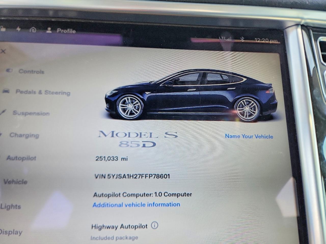 2015 Tesla Model s 85D