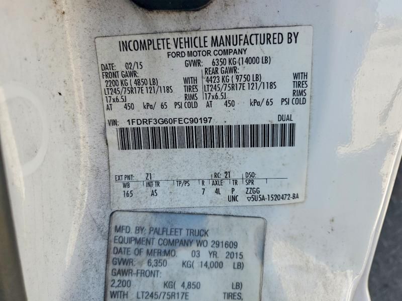 2015 Ford F350 Super Duty Utility / Service Truck