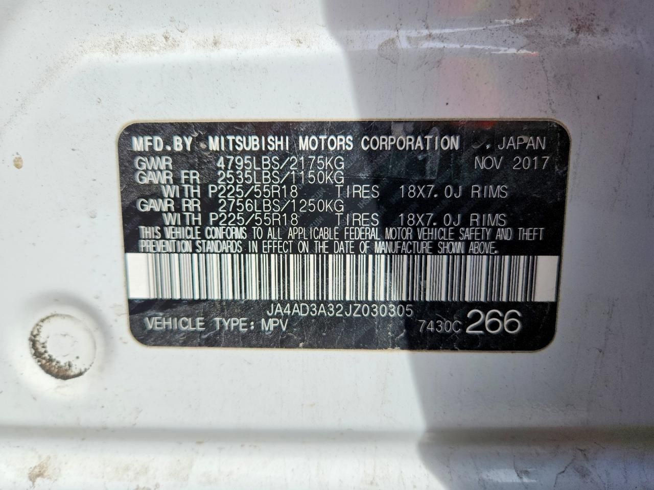 2018 Mitsubishi Outlander se