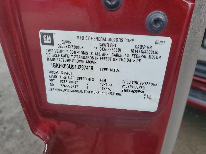 2001 GMC Denali xl K1500