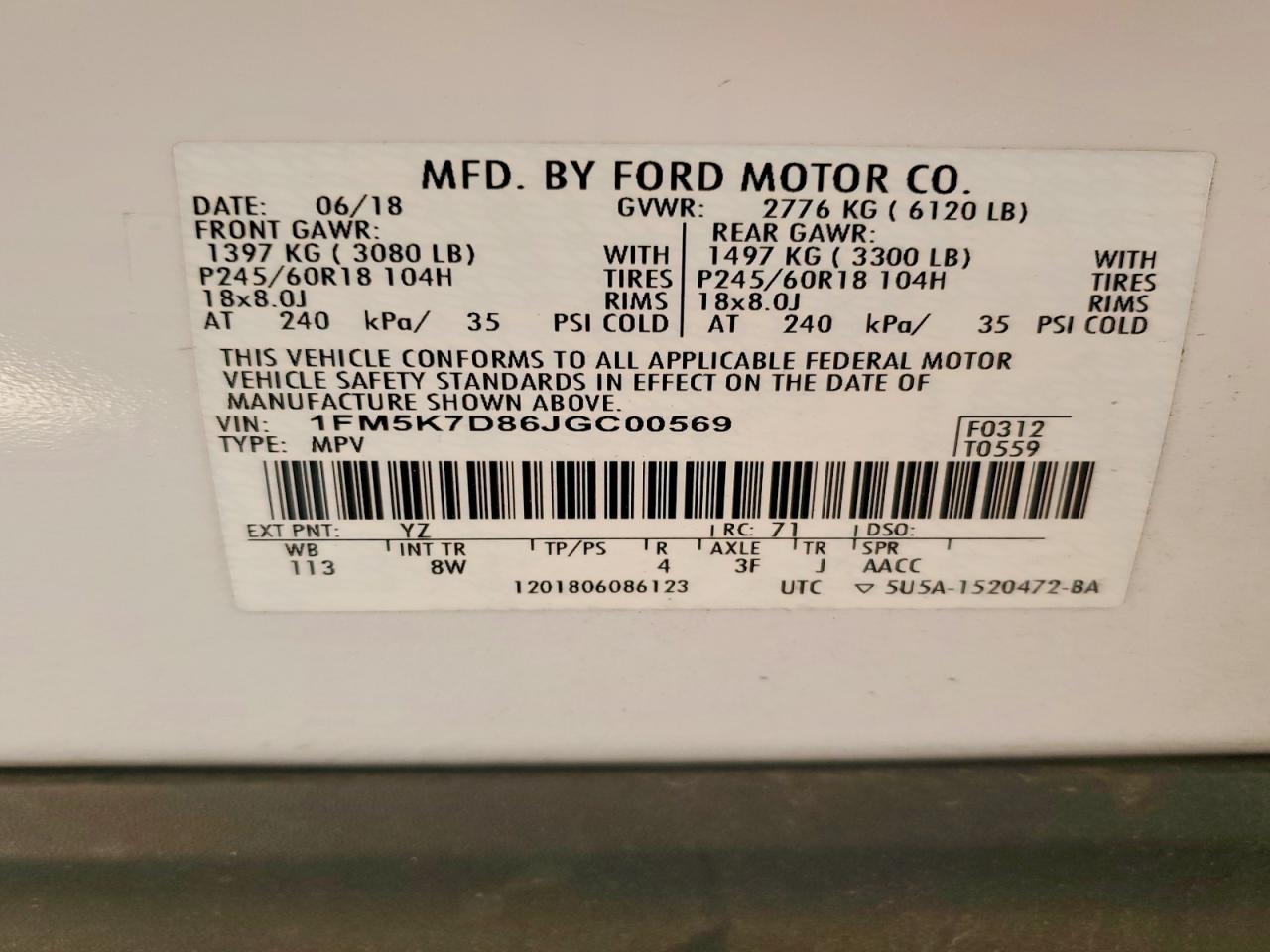 2018 Ford Explorer xlt