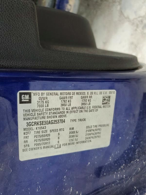 2010 Chevrolet Silverado K1500 lt