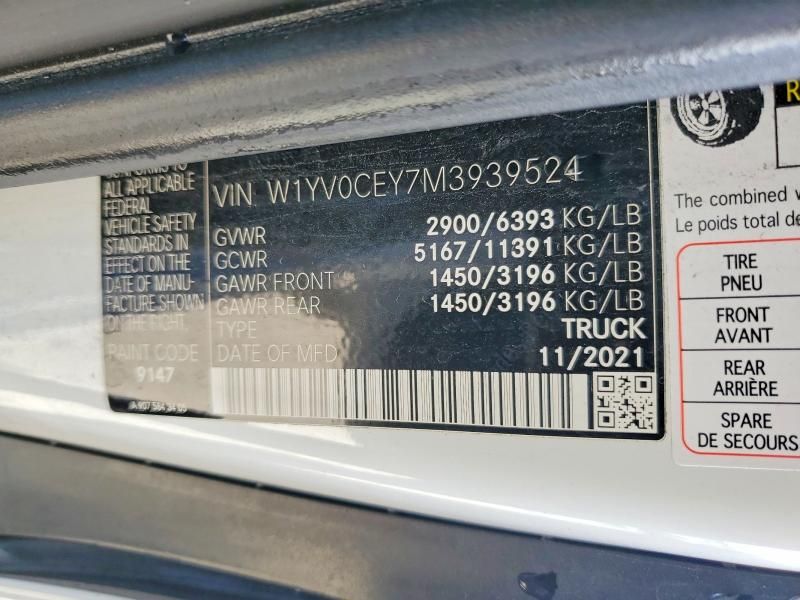 2021 Mercedes-Benz 2021 Mercedes Benz Metris Utility / Service Van