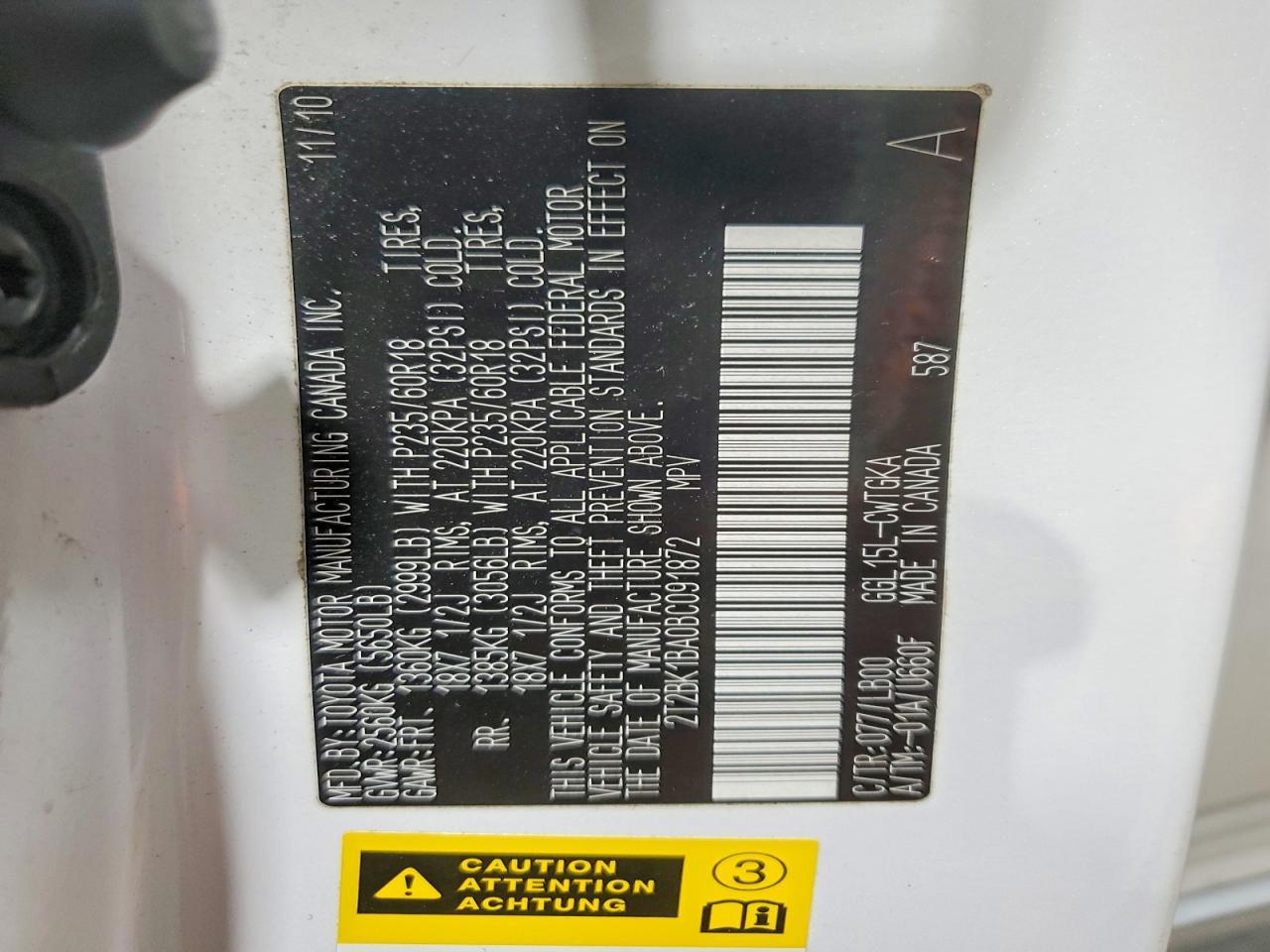 2011 Lexus Rc 350 Base