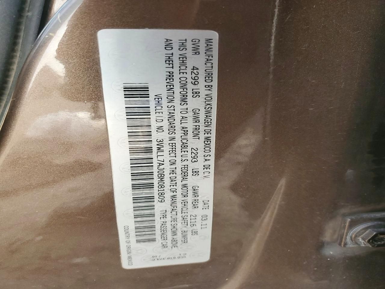 2011 Volkswagen Jetta tdi