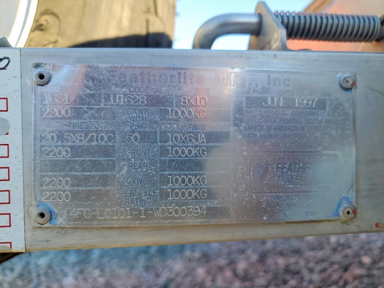 1998 Featherlite Utility