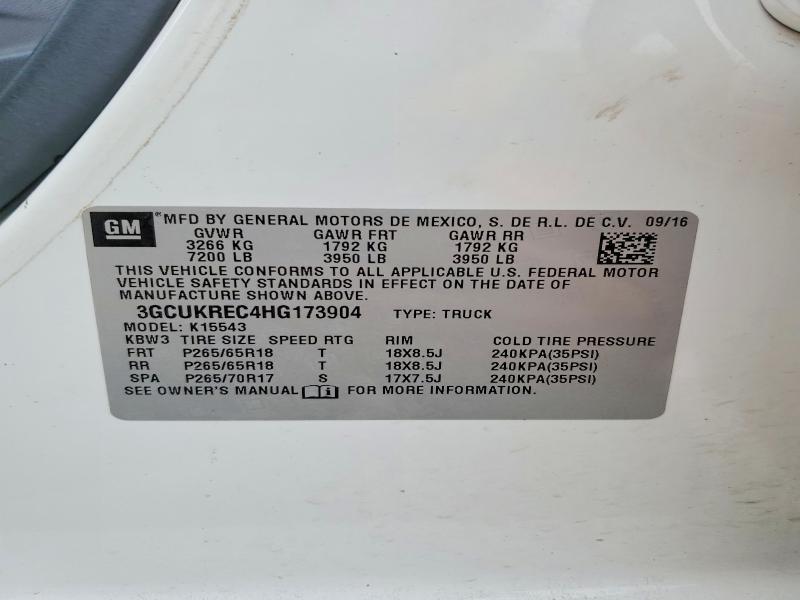 2017 Chevrolet Silverado K1500 LT