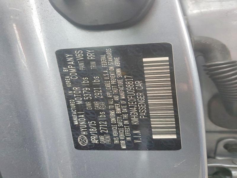 2015 Hyundai Genesis 3.8l