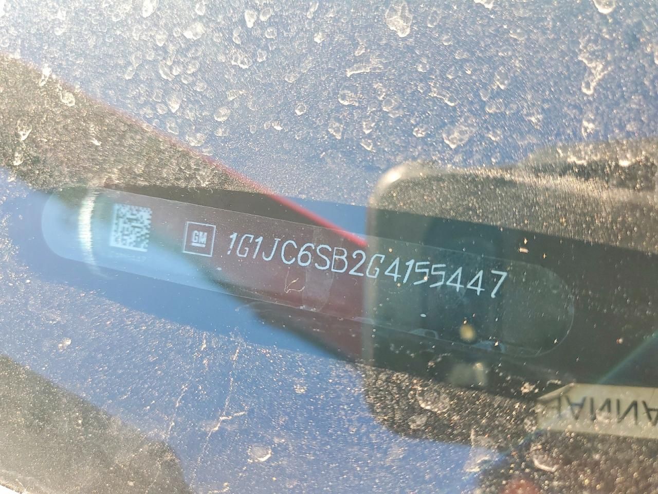 2016 Chevrolet Sonic lt