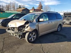 Salvage cars for sale from Copart Denver, CO: 2011 Toyota Sienna le