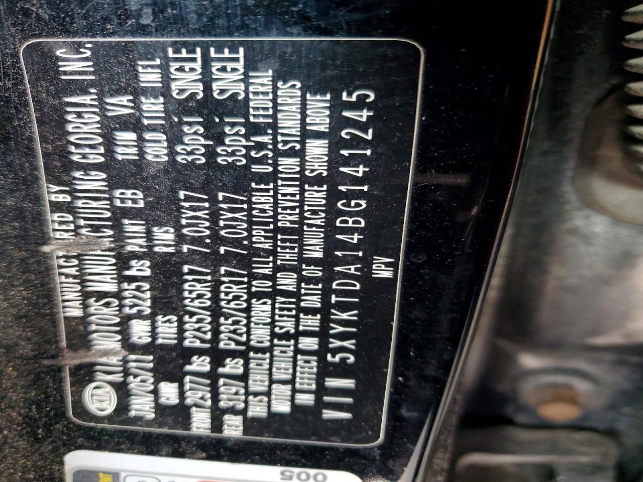 2011 KIA Sorento Base