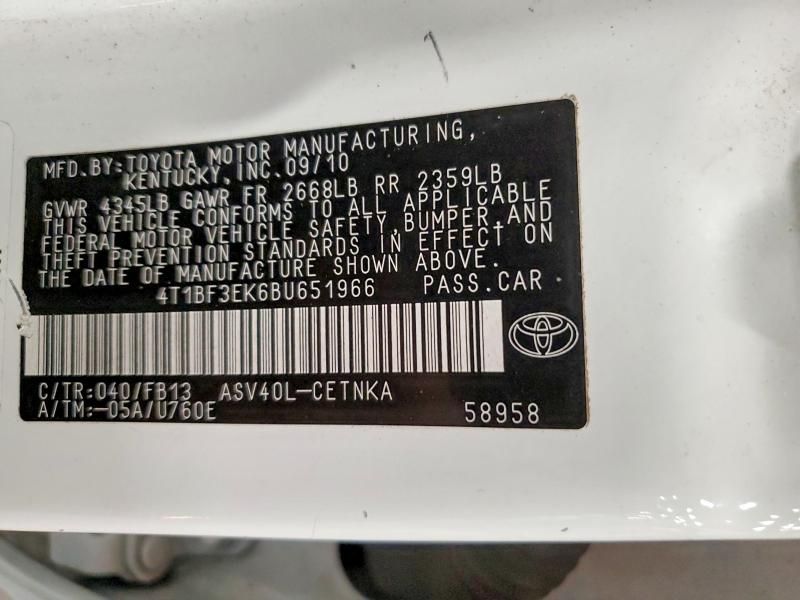 2011 Toyota Camry Base