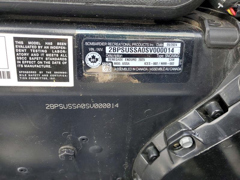 2025 Skidoo Renegade