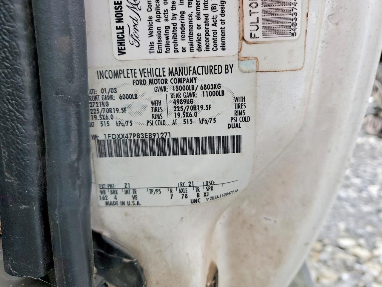 2003 Ford F450 Super Duty