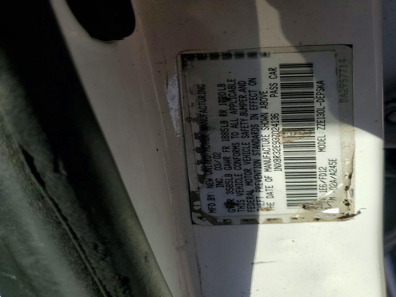 2003 Toyota Corolla ce