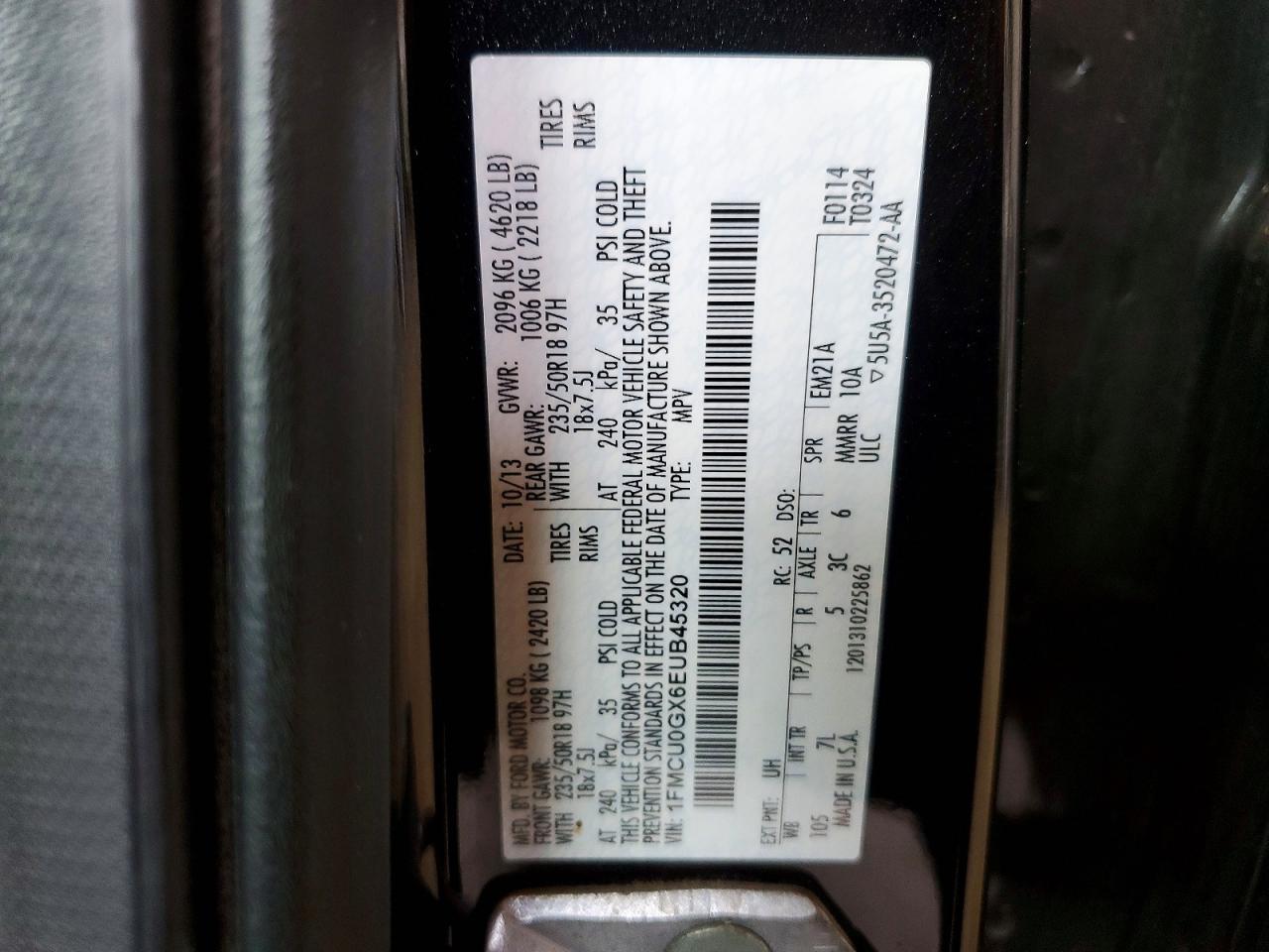 2014 Ford Escape se