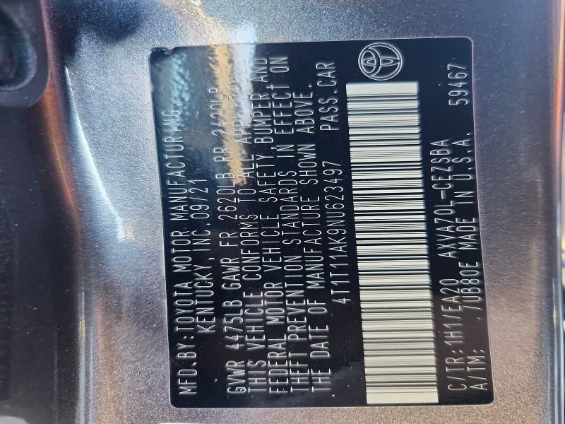 2022 Toyota Camry se