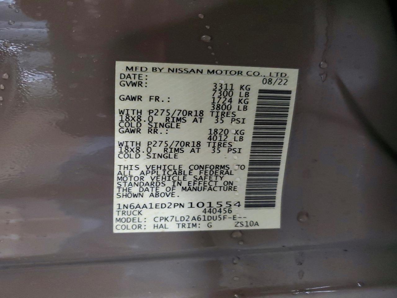 2023 Nissan Titan PRO-4X