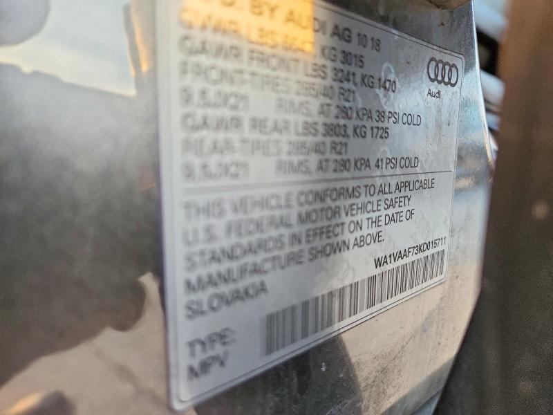 2019 Audi Q7 Prestige