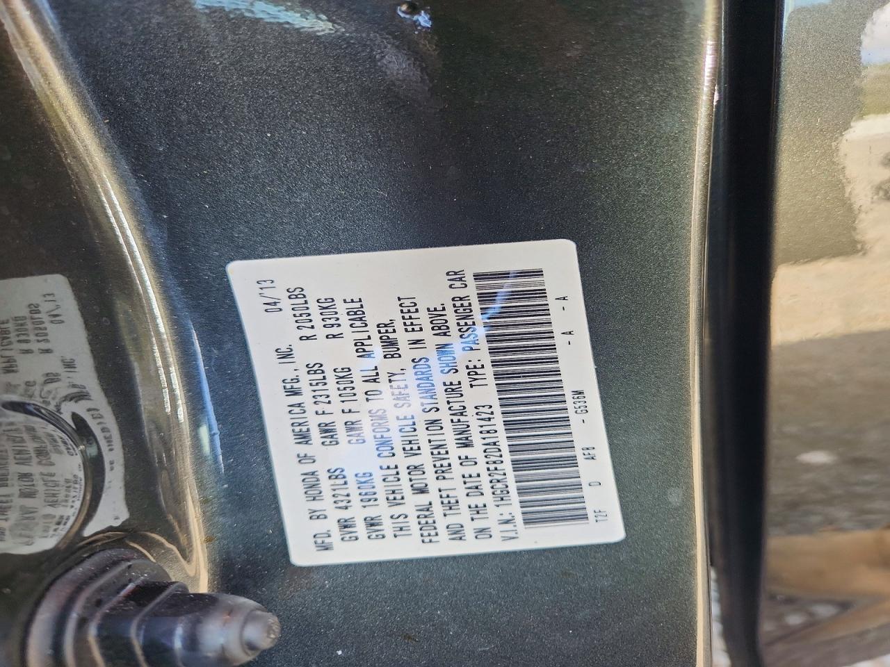 2013 Honda Accord exl