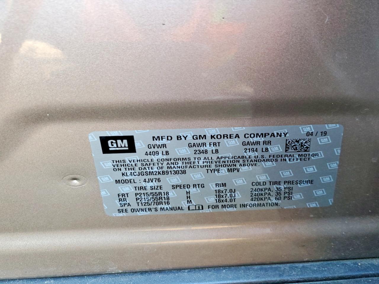 2019 Buick Encore Essence