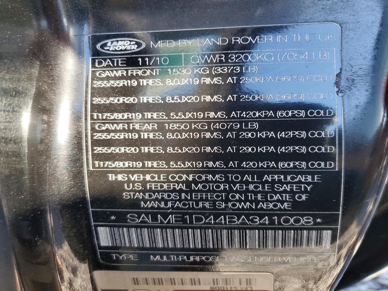 2011 Land Rover Range Rover hse