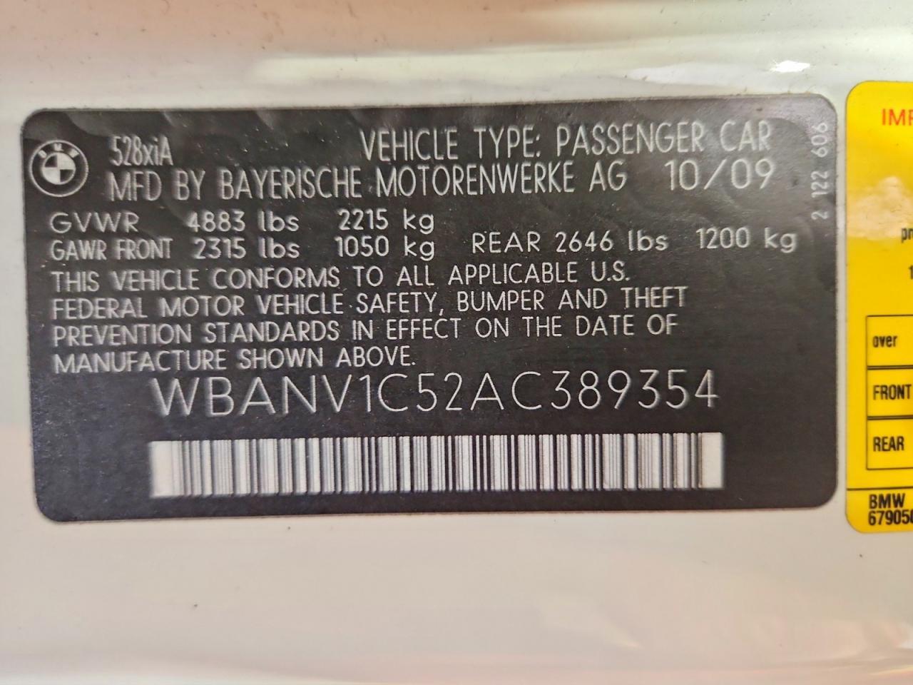 2010 BMW 528 xi