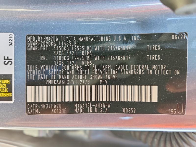 2024 Toyota Corolla Cross le